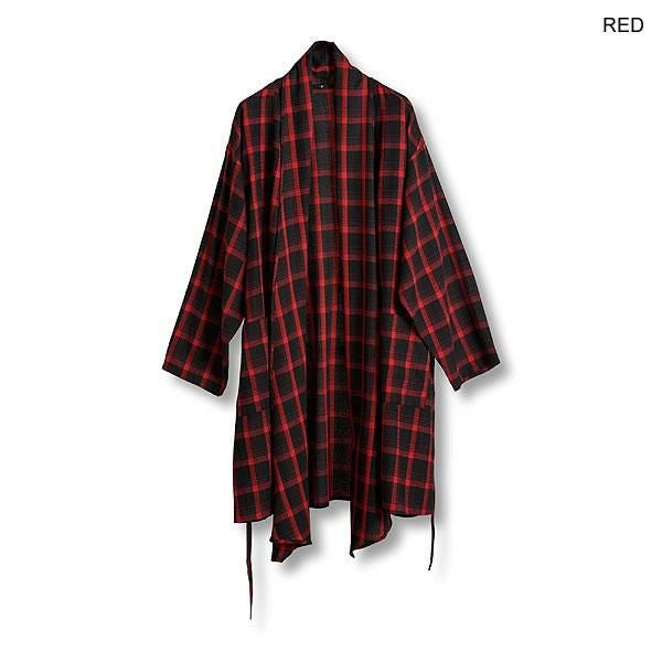 NO ID. ノーアイディー チェックガウン