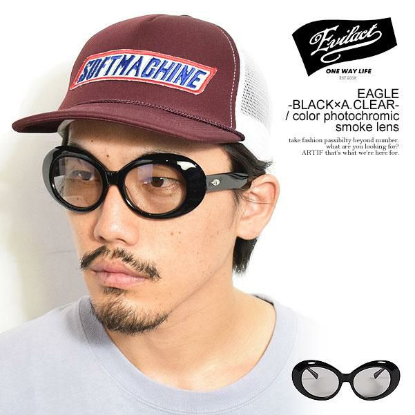EVILACT EYEWEAR イーブルアクト アイウェア EAGLE -BLACK×A.CLEAR EVILACT EYEWEAR イーブルアクト アイウェア EAGLE -BLACK×A.CLEAR