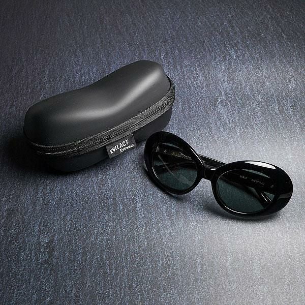 EVILACT EYEWEAR イーブルアクト アイウェア EAGLE -BLACK×A.CLEAR
