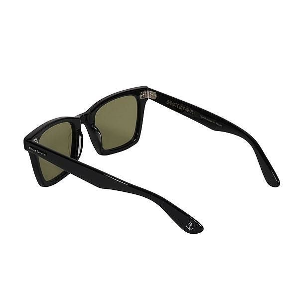 EVILACT EYEWEAR イーブルアクト アイウェア MUSTANG -BLACK- / green lens