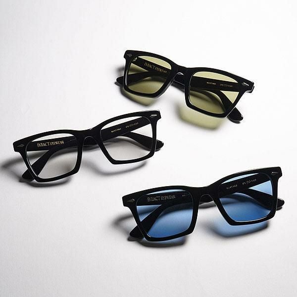 EVILACT EYEWEAR イーブルアクト アイウェア MUSTANG -BLACK- / green lens