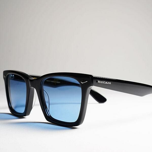 EVILACT EYEWEAR イーブルアクト アイウェア MUSTANG -BLACK- / blue lens