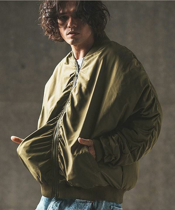 GLIMCLAP グリムクラップ Reversible flight jacket -original