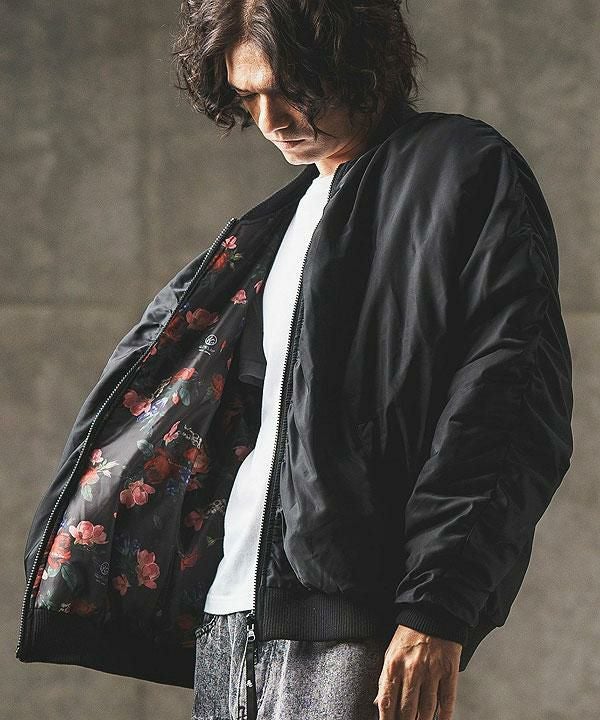 GLIMCLAP グリムクラップ Reversible flight jacket -original