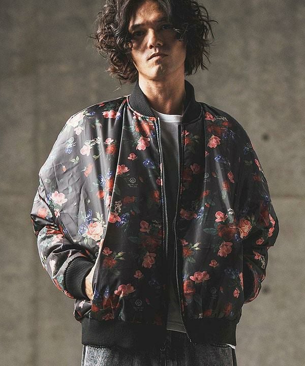 美品 GLIM CLAP リバーシブル フライトジャケット GLIMCLAP グリムクラップ Reversible flight jacket -original