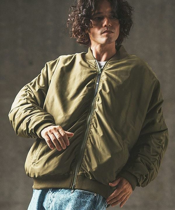 GLIMCLAP グリムクラップ Reversible flight jacket -original
