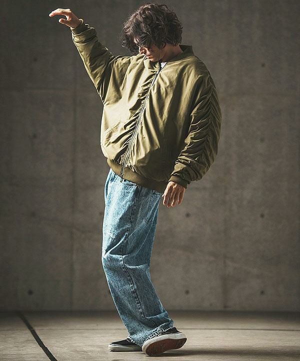 GLIMCLAP グリムクラップ Reversible flight jacket -original