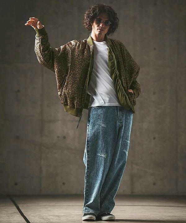GLIMCLAP グリムクラップ Reversible flight jacket -original