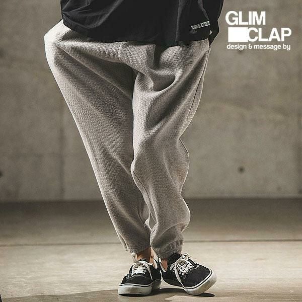 GLIMCLAP グリムクラップ Checkered pattern jacquard fabric balloon