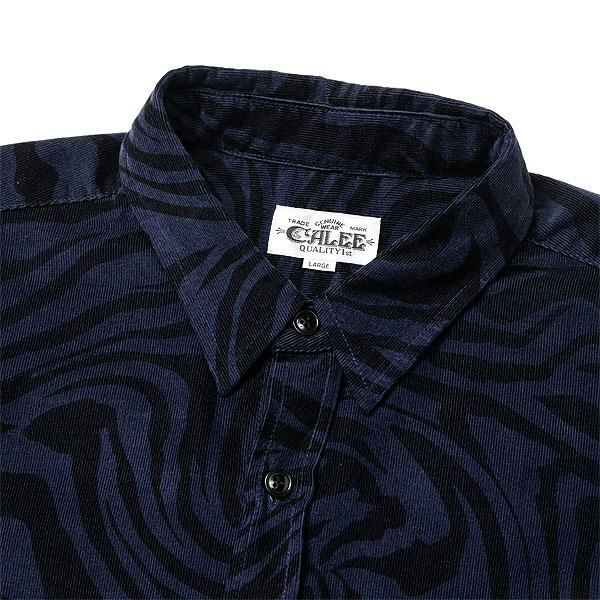 CALEE キャリー ZEBRA PATTERN CORDUROY OVER SH
