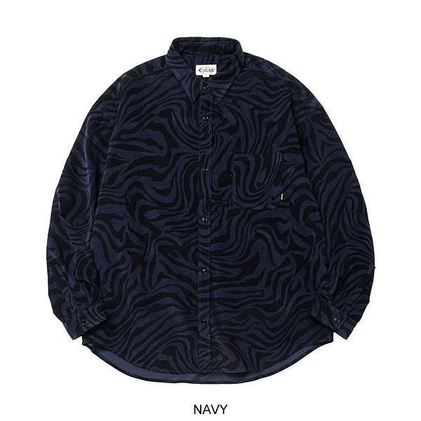 CALEE キャリー ZEBRA PATTERN CORDUROY OVER SH