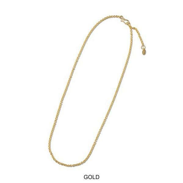 CALEE キャリー Silver necklace chain CL-24AW004JW