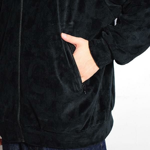 CALEE キャリー JQ VELOUR TRACK TYPE JACKET -SNAKE PATTERN-