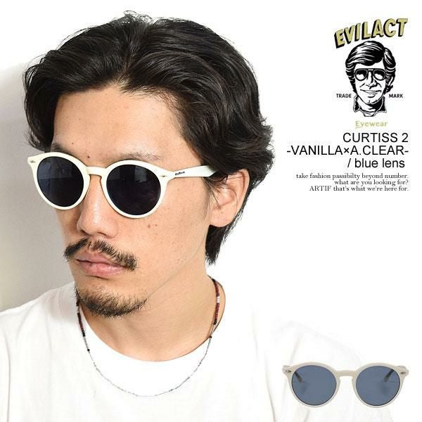 EVILACT EYEWEAR イーブルアクト アイウェア CURTISS 2 -VANILLA×A