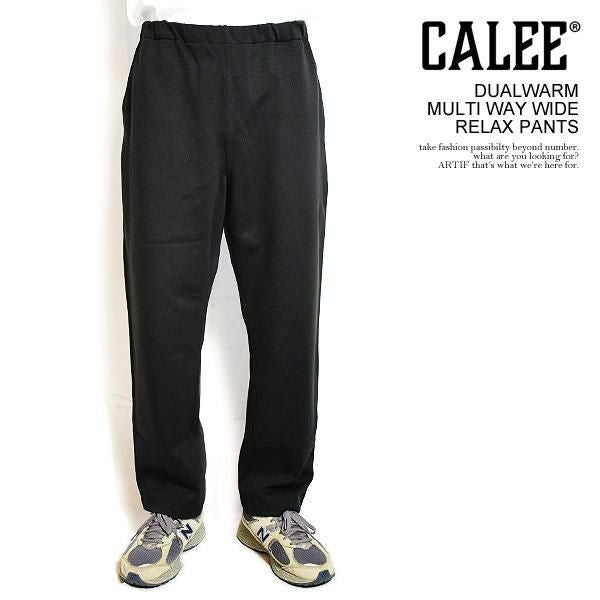 CALEE キャリー DUALWARM MULTI WAY WIDE RELAX PANTS