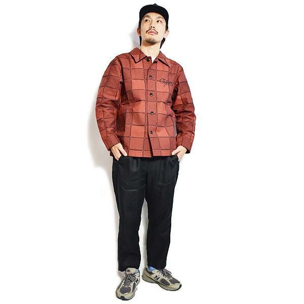 CALEE キャリー BLOCK CHECK OVER SIZE SHIRT JACKET