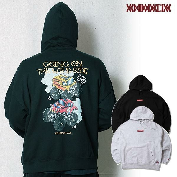 ANIMALIA アニマリア BIG SILHOUETTE P/O HOODIE : WILD SIDE