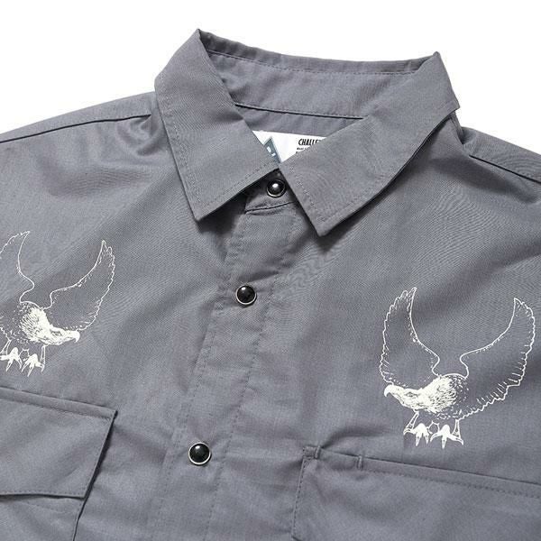 CHALLENGER チャレンジャー OVAL EAGLE PRINTED SHIRT