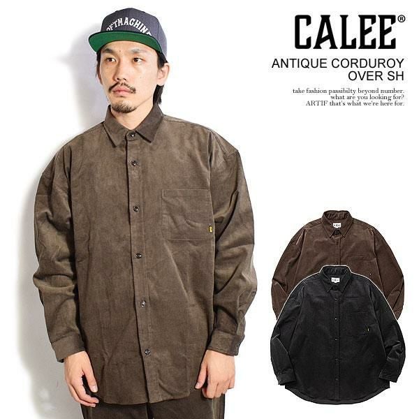 CALEE キャリー ANTIQUE CORDUROY OVER SH