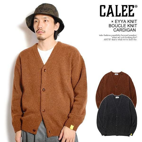 SALE中！！　CALEE カーディガン　グリーン　XL CALEE(キャリー) ニット・カーディガン | ARTIF [ストリートブランド