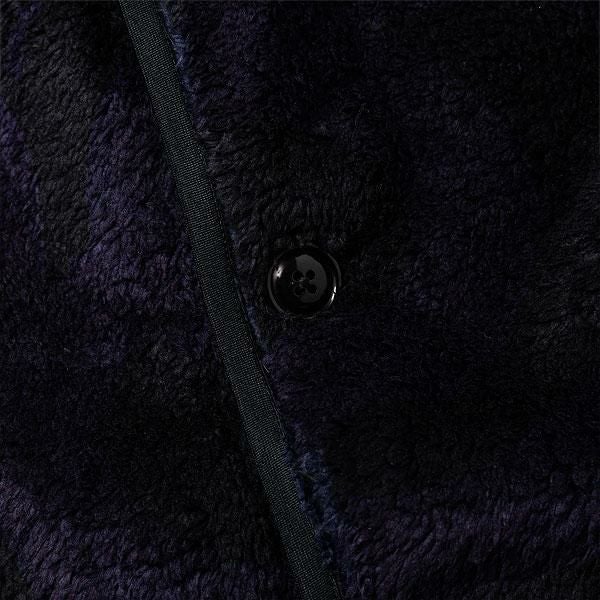 CALEE キャリー NYLON RIP FLEECE WAIST COAT -SNAKE PATTERN-