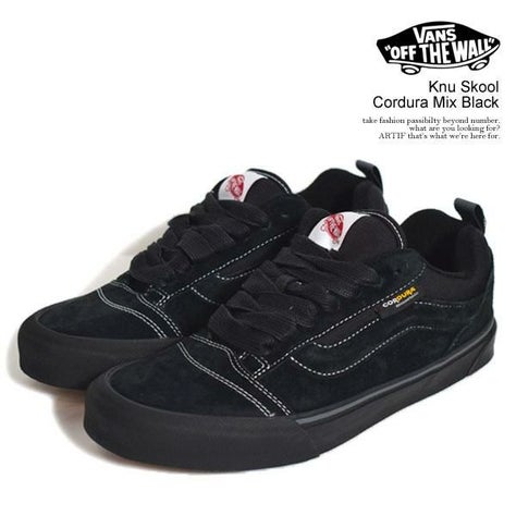 VANS バンズ Knu Skool Cordura Mix Black