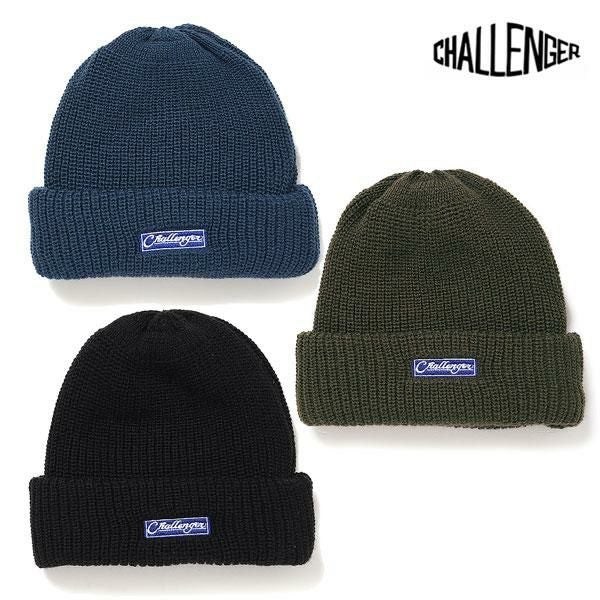 CHALLENGER CRASH LOGO KNIT CAP 長瀬 CHALLENGER / CRASH LOGO KNIT CAP -Burgundy-