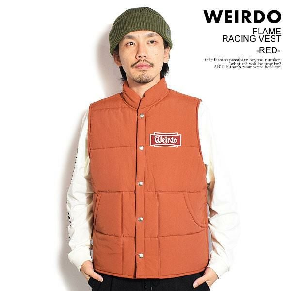 WEIRDO ウィアード FLAME - RACING VEST -RED-