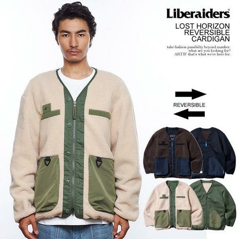Liberaiders リベレイダース LOST HORIZON REVERSIBLE CARDIGAN 