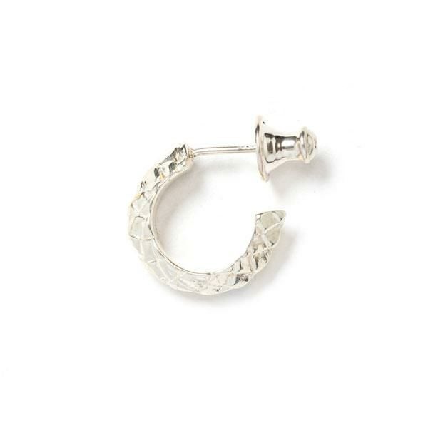 CALEE キャリー SNAKE ROLL SILVER PIERCE -REGULAR-