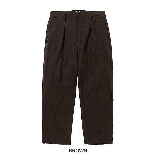 20％OFF SALEセール CALEE キャリー THERMOLITE TWILL TUCK WIDE SLACKS