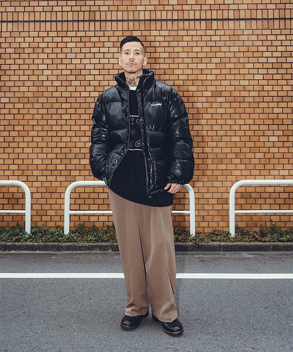 SUBCIETY サブサエティ FAUX LEATHER PADDED JKT