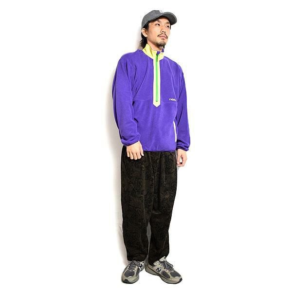 reversal リバーサル HALF ZIP COLOR FLEECE JACKET -PURPLE- | ARTIF