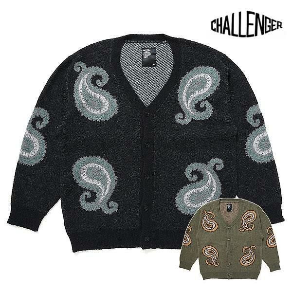 CHALLENGER チャレンジャー BIG PAISLEY CARDIGAN