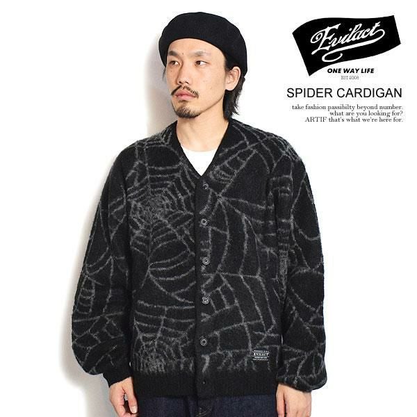 EVILACT イーブルアクト SPIDER CARDIGAN