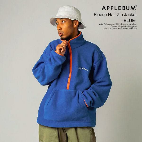 APPLEBUM アップルバム Fleece Half Zip Jacket -BLUE-
