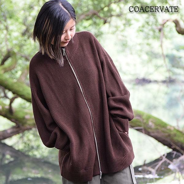 COACERVATE コアセルベート LOOSE SILHOUETTE DRIVERS KNIT