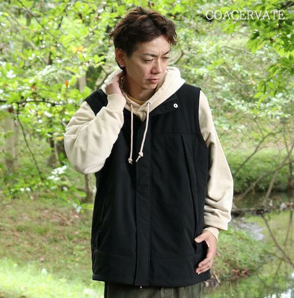 COACERVATE コアセルベート STAND COLLAR PADDED VEST