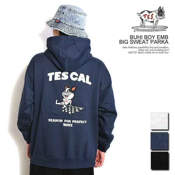 The Endless Summer エンドレスサマー TES BUHI BOY EMB BIG SWEAT PARKA
