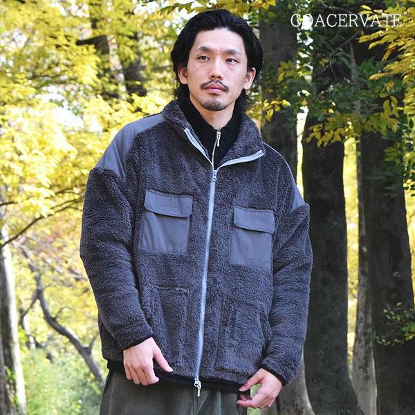 COACERVATE コアセルベート SHORT MICROFUR ZIP JACKET