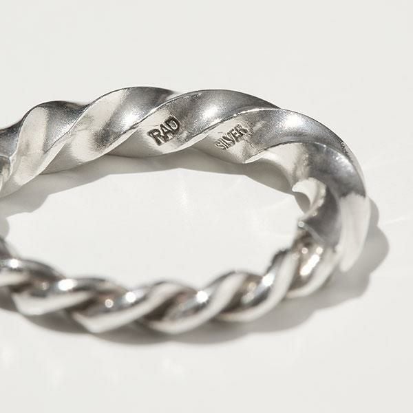 RADIALL ラディアル TWIST BOLD - PINKY RING -SILVER-