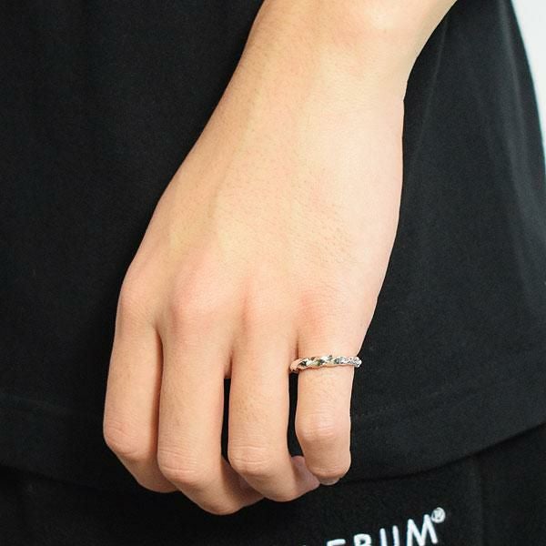 RADIALL ラディアル TWIST BOLD - PINKY RING -SILVER-
