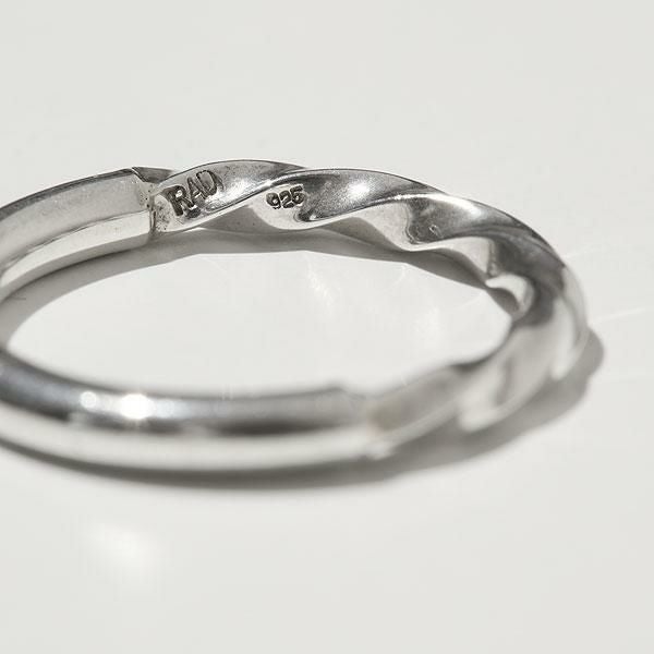 RADIALL ラディアル TWIST NARROW - PINKY RING -SILVER-