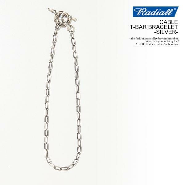 RADIALL ラディアル CABLE - T-BAR BRACELET -SILVER-