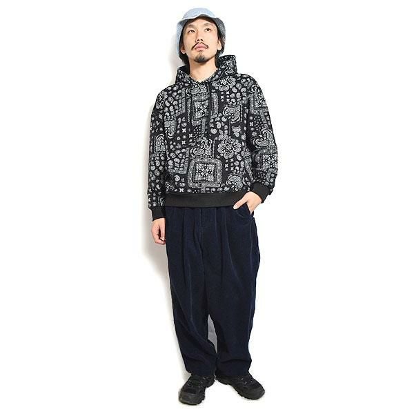 DOUBLE STEAL ダブルスティール Paisley Pattern Hoodie | ARTIF