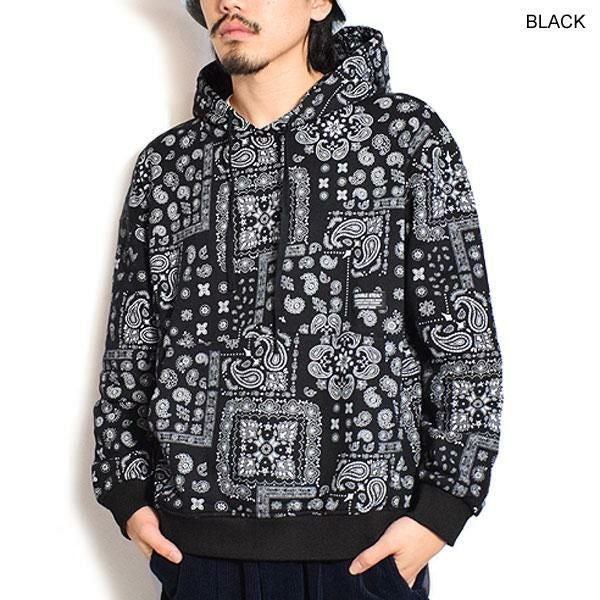 DOUBLE STEAL ダブルスティール Paisley Pattern Hoodie | ARTIF