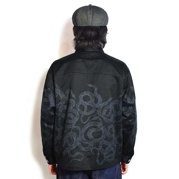 CALEE キャリー WEST POINT SWING TOP -SNAKE PATTERN-