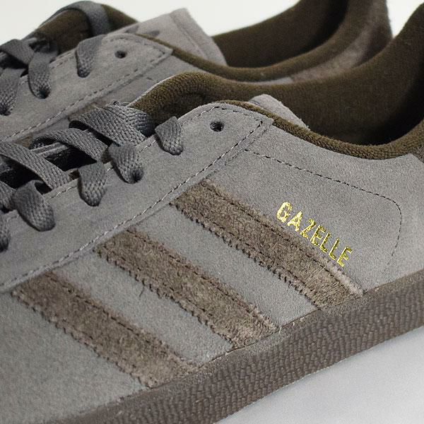 adidas Originals アディダス オリジナルス GAZELLE CHARCOAL/BROWN