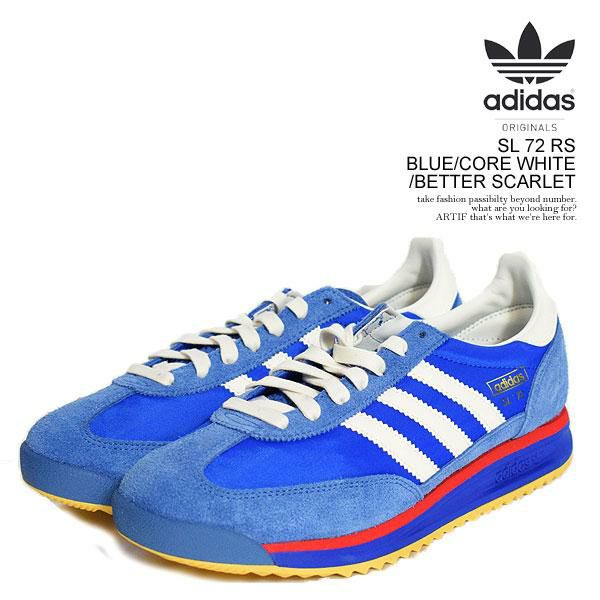 adidas Originals アディダス オリジナルス SL 72 RS BLUE/CORE WHITE 