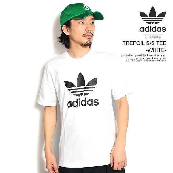 adidas Originals アディダス オリジナルス TREFOIL S/S TEE -WHITE-